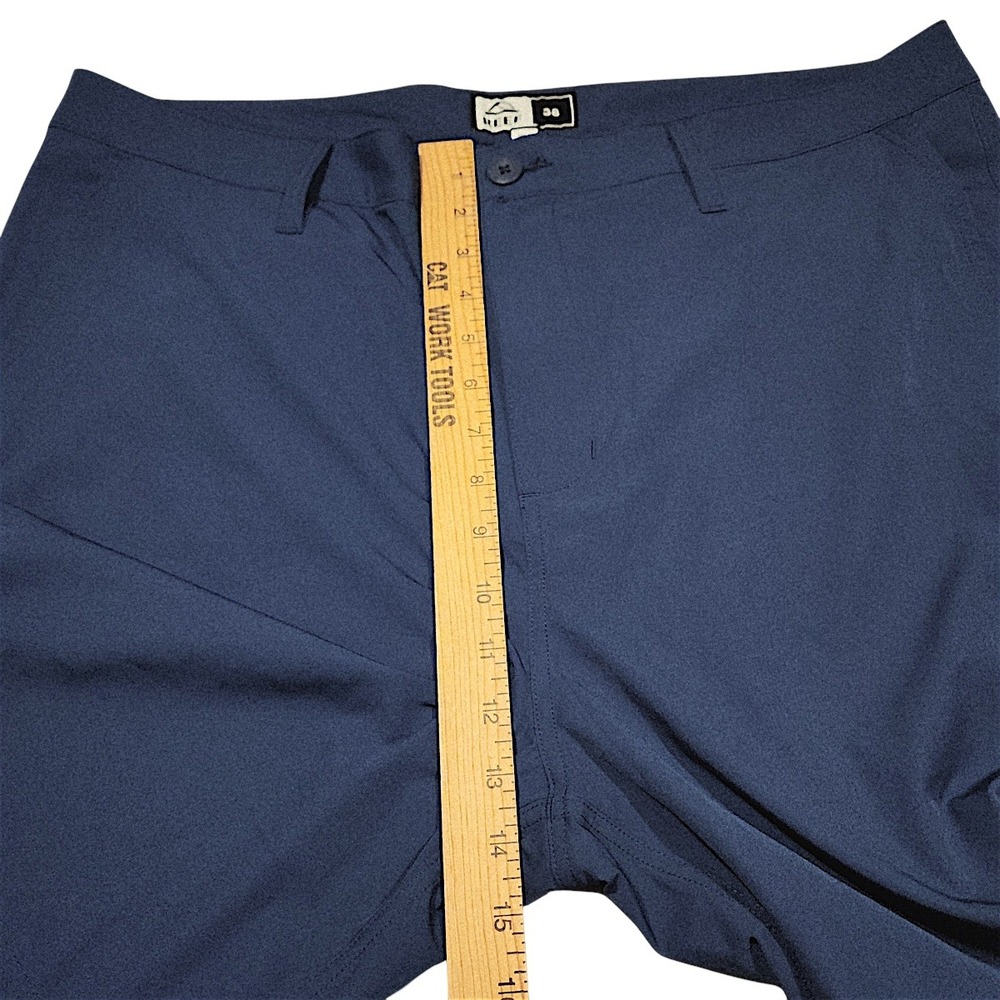 Reef Hybrid Shorts 38 x8 Men 20" Blue Stretch Performance Surf Casual Beach READ - Picture 6 of 11